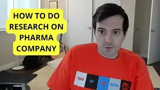 Martin Shkreli Shows How He Does Research On Pharma Companies