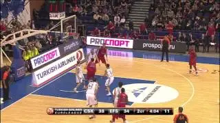 Dunk of the Night: Sasha Kaun, CSKA Moscow