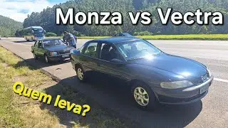 RACHA: VECTRA do vov&ocirc; X MONZA SL/E espetacular !!!