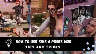 HOW TO USE POSES! | THE SIMS 4 | POSE PLAYER MOD | INCLUDES SOFA AND BED POSES
