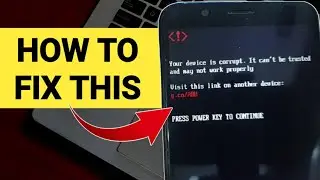 Fix Asus Zenfone Max Pro M1 Your device is corrupt  it can't be trusted and may not work properly