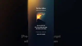 Hör den Ruf des Adlers