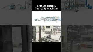 VANEST | Lithium battery recycling machine for sale! #recycle #lithium #battery #machine