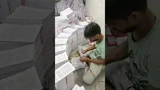Book Binding Work 📚📖 sapata #misal #trending #bookbinding #video #shorts