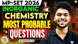 MPSET 2026 Chemistry | MP SET Inorganic Chemistry Most Probable Questions  | MP SET 2026 Chemistry