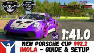 iRacing Porsche Cup Imola Guide - 1:41.0 - Porsche Cup 992.2 Enzo e Dino Ferrari Track Guide