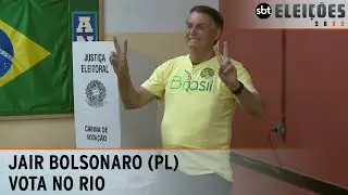 &ldquo;Expectativa de vit&oacute;ria&rdquo;, afirma Bolsonaro (PL) ap&oacute;s votar no Rio | Elei&ccedil;&otilde;es 2022