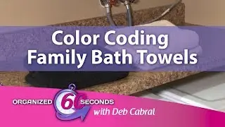 Color Coding Family Bath Towels