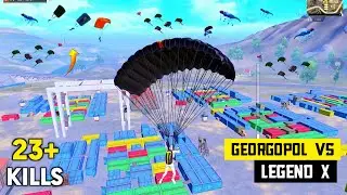 😤Georgopol Pro's vs Legend X Conqueror 23 Kills - Georgopol मै आतंक - Pubg Mobile