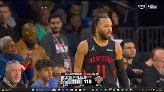 ENDING OF SPURS VS KNICKS NBA CUP FINAL