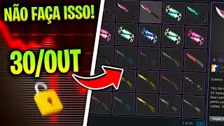 O FIM das facas &Eacute; AMANH&Atilde; - O QUE N&Atilde;O FAZER QUANDO LIBERAR O TRADE LOCK das FACAS no CS2