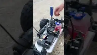 What it&rsquo;s like to start a nitro RC car 😳 #rccar #nitro #nitrocar