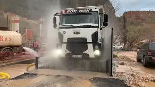 automatische Lkw-Radw&auml;sche