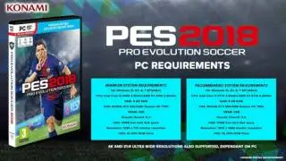 PES 2018 PC SYSTEM REQUIREMENTS