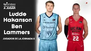 Ludde Hakanson y Ben Lammers, Jugador de la Jornada 5 | Liga Endesa 2024-25