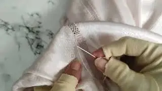 Learn Randa embroidery with parchment in an easy way for beginners