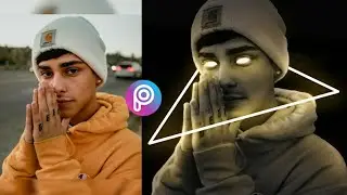 Neon Light Effect Using Picsart | Photo Editing | Neon Glowing Effect In Picsart
