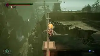 Darksiders 3 How to climb to the roof of the building Bonelands Zone