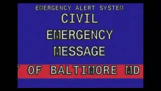 Emergency Alert System (EAS) Mock: Baltimore Bridge Collapse 2024