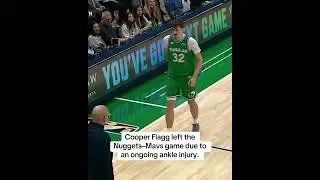 Купер Флэгг повредил лодыжку 👀