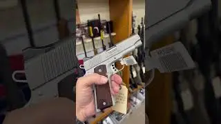 KIMBER STAINLESS PRO CARRY II 45ACP 4 INCH 7 RD FIXED SIGHTS Rosewood Grips w/ Kimber Logo