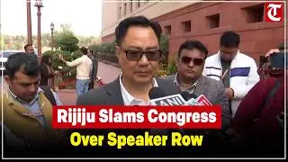 Rijiju alleges 25 Congress MPs entered Speaker&rsquo;s chamber, abused him; Priyanka, Venugopal present