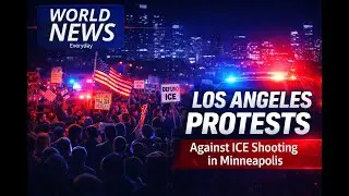 Protest in Los Angeles against ICE shooting in Minneapolis
