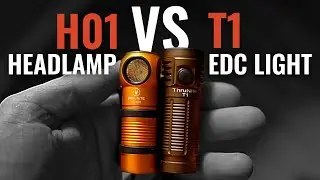 ThruNite H01 vs T1 - Headlamp or EDC light?