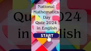 National Mathematics Day Quiz in English 2024 | Ramanujan Quiz English |Maths Quiz Question & Answer