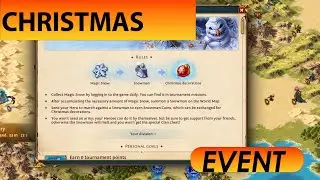 Winter Event - Snowman & wreath of ice - Christmas in Total Battle Guides