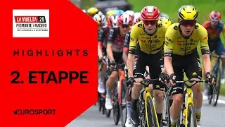 Vuelta a Espana 2025 | 2. Etappe | Highlights deutsch | Radsport