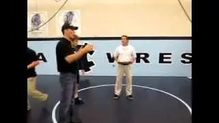 Kevin Harvick Speaks to UNC Wrestling Team