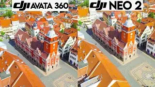 Сравнение тестов камер DJI AVATA 360 и DJI Neo 2