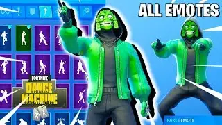 MEZMER FORTNITE ALL & NEW EMOTES SHOWCASE #FortniteLeaks Season 8