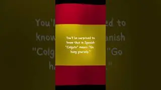 Do you know what Colgate...#spanish #colgate #youtubeshorts