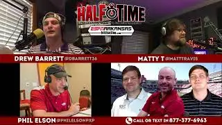 Halftime is LIVE.Hogs drop SEC opener, 2021 review, CFB and more... 877-377-6963