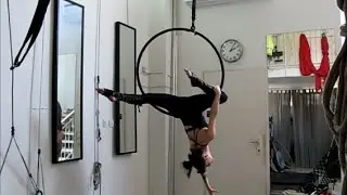 The Gazelle - Semi Sidesplit - Aerial Hoop Tutorial