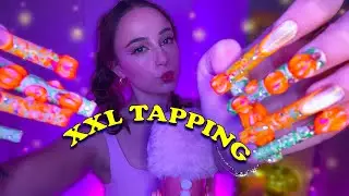20 min ASMR Tingles ✨✨ XXL nail tapping ✨✨