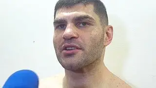 Filip Hrgovic IMMEDIATE REACTION after DESTROYING Mark De Mori KO 1; CALLS OUT Fury vs Usyk WINNER