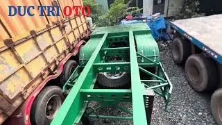 Giới thiệu sơ mi rơ mooc xương CIMC 2 trục 20 feet