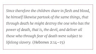 Advent Day 19: Christmas Is for Freedom // Solid Joys (December 19) - Devotional by John Piper