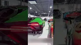 Bugatti Chiron Pur Sport Cold Start