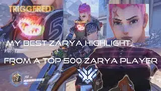 World's Best Zarya Player (Buttertastic) Top 500 Best Highlight 900 IQ Plays