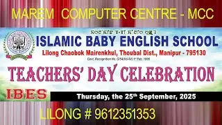 IBES TEACHERS' DAY CELEBRATION 2025 PART 1