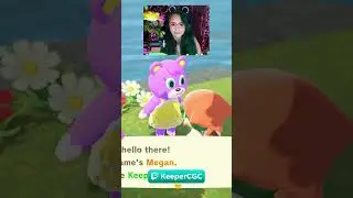 meeting megan for the first time | #animalcrossingnewhorizons #acnh #nintendo  #keepercgc #shorts