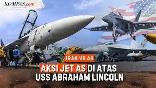 Jet Tempur AS Beraksi di Dek USS Abraham Lincoln