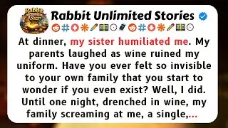 At dinner, my sister humiliated me. My parents laughed as wine...[Full Stories]