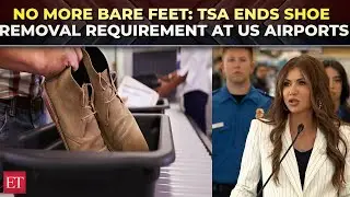 Homeland Security Kristi Noem ends mandatory shoe removal at airport screening