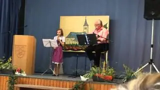 Gesangsduo Werner Sch&auml;fer und Leonie K&uuml;gler