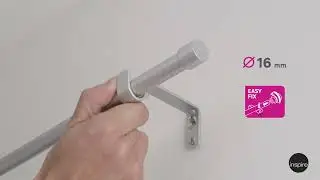 D&eacute;couvrez comment installer facilement la tringle &agrave; rideaux extensible L1 Inspire